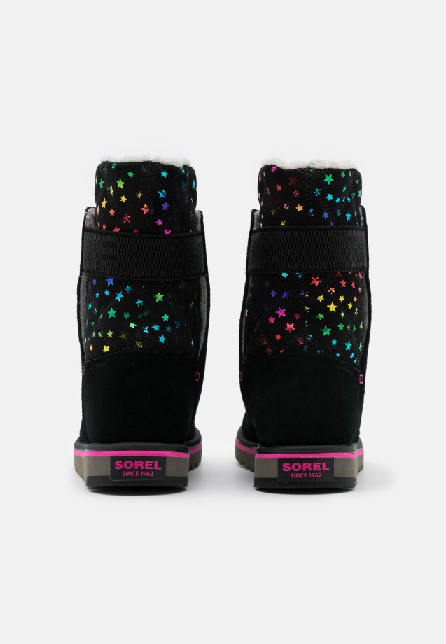 Noir Sorel Belgique Jeunesse Rylee Stars Hiver Sorel Bottes