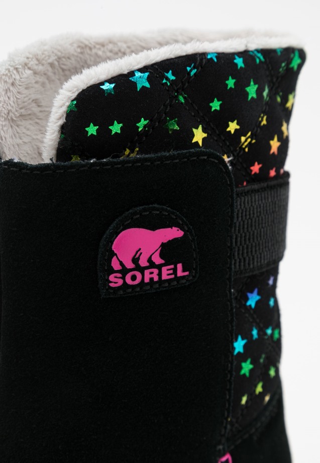 Noir Sorel Belgique Jeunesse Rylee Stars Hiver Sorel Bottes