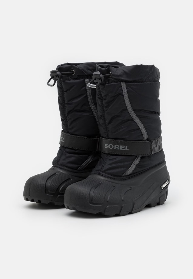 Noir/gris Ville Sorel Belgique Jeunesse Flurry Hiver Unisexe Sorel Bottes