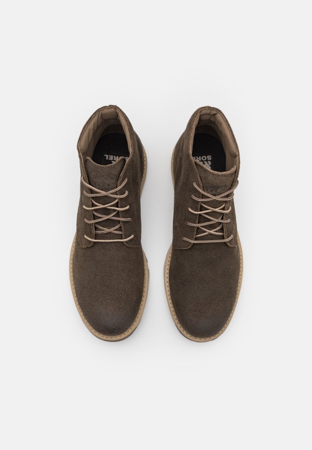 Marron Foncé Sorel Belgium Madson II Chukka WP Bottines à Lacets Sorel