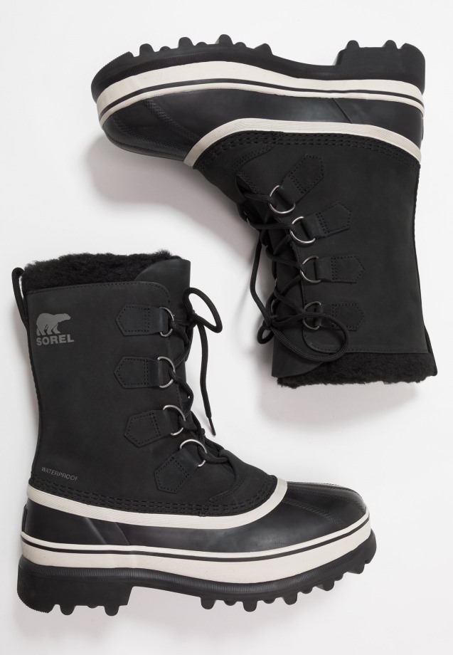 Sorel Belgique Black Caribou Winter Sorel Bottes