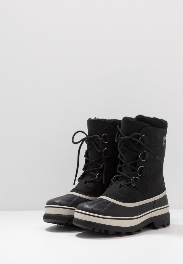 Sorel Belgique Black Caribou Winter Sorel Bottes