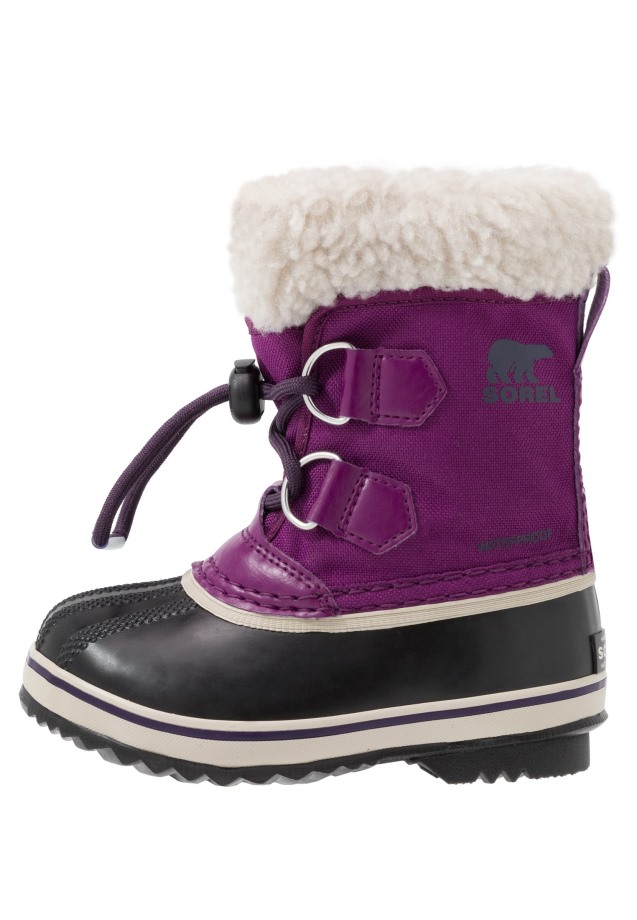 Sorel Belgique Childrens Yoot Pac Winter Sorel Bottes Wild Iris/dark Plum