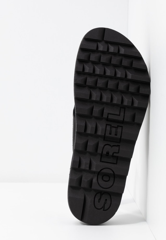 Noir Sorel Belgique Roaming Criss Cross Slide Mules
