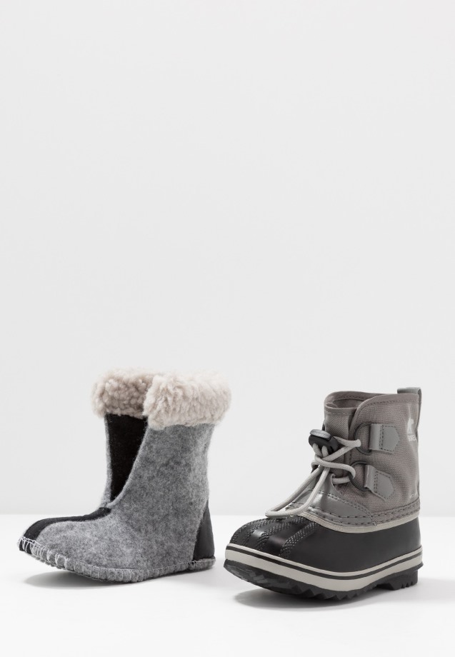 Quarry/dove Sorel Belgique Enfants Yoot Pac Unisexe Hiver Sorel Bottes