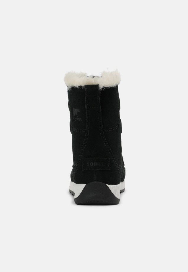 Noir/fauve Sorel Belgique Enfants Whitney Joan Dentelle Unisexe à Lacets Cheville Sorel Bottes