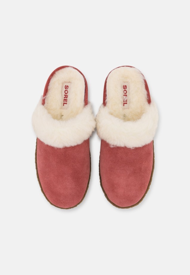 Rose Dust/natural Sorel Belgique Mules Nakiska Slide Ii