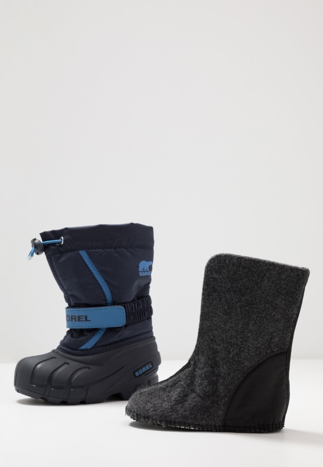 Bottes D'hiver Sorel Unisexes Pour Enfants Sorel Belgique Collegiate Navy/atmosphere