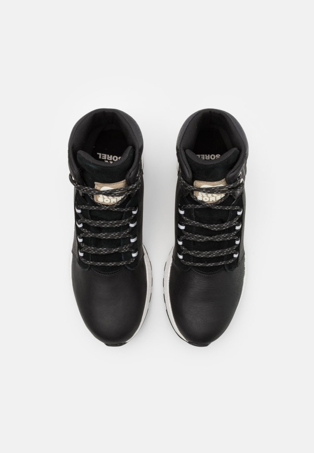 Baskets Sorel Belgique Hill Mid Wp Noires