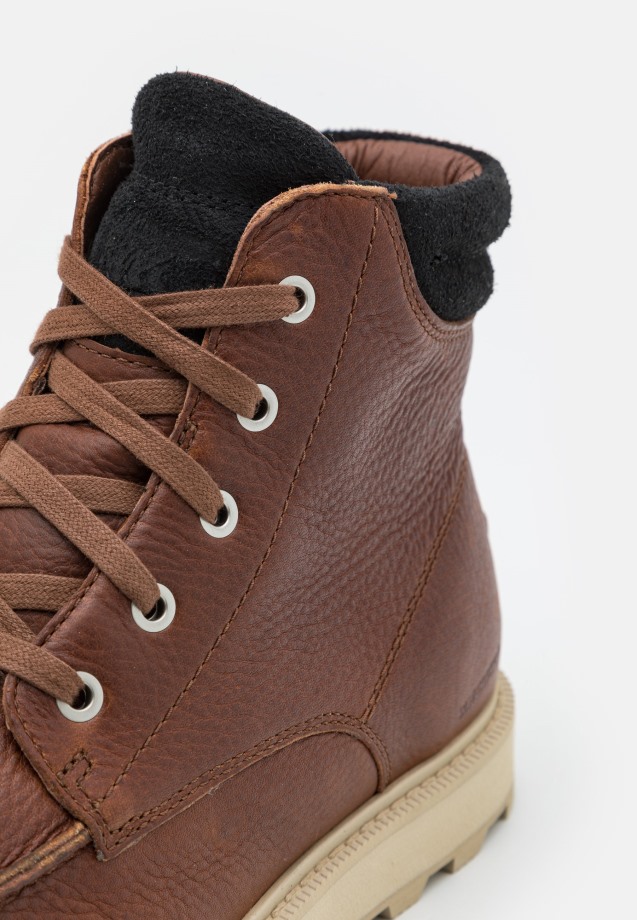 Sorel Belgium Madson Moc Toe Wp Bottines Sorel à Lacets Gaucho Tan/oat