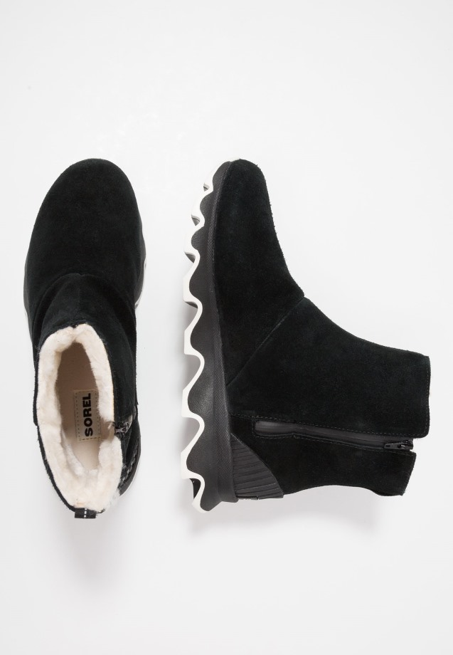 Noir/sel De Mer Sorel Belgique Kinetic Bottes Courtes D'hiver Sorel