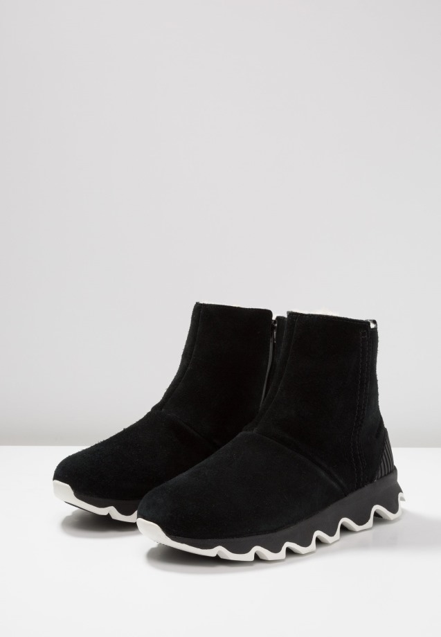 Noir/sel De Mer Sorel Belgique Kinetic Bottes Courtes D'hiver Sorel