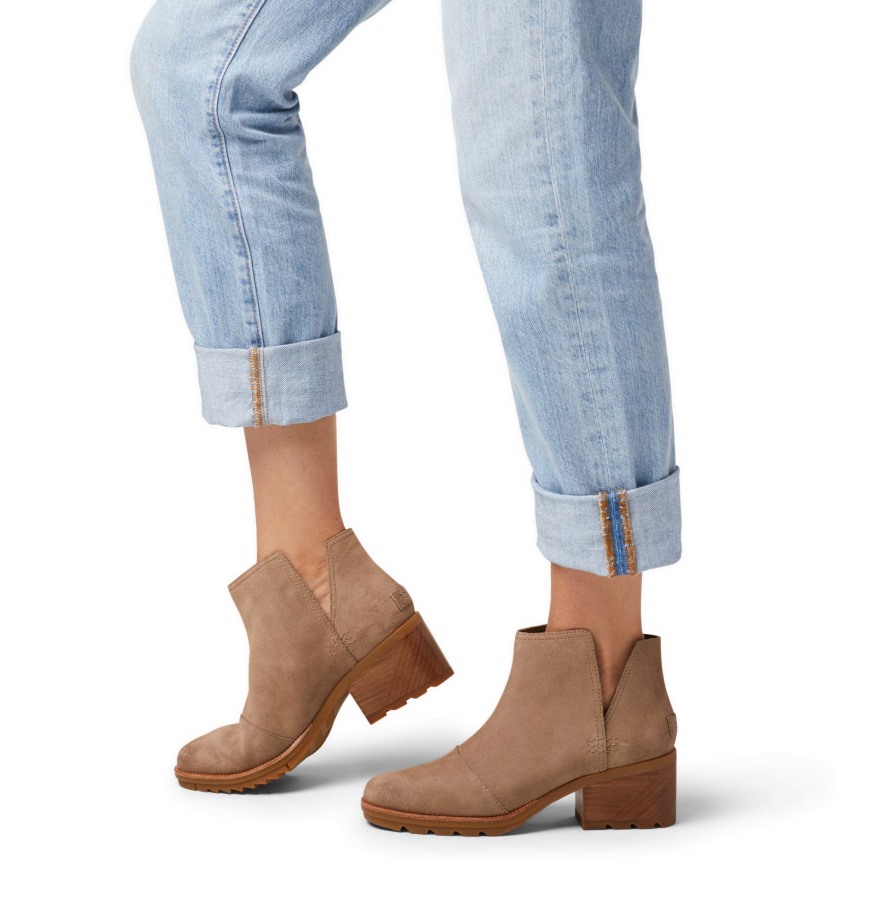 Ash Brown Sorel Belgique Bottes Cate Ie Non Shell Pour Femmes