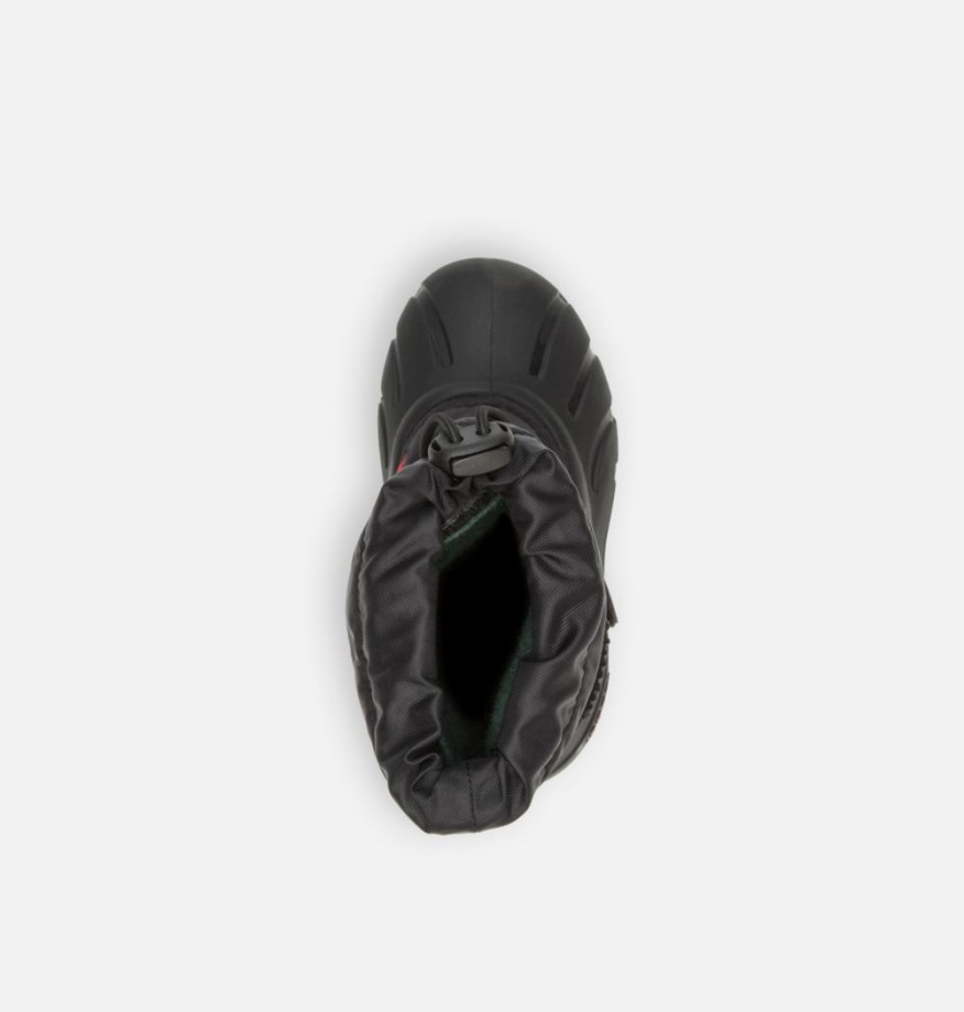 Botte Flurry Enfant Sorel Belgique Noir-rouge Vif