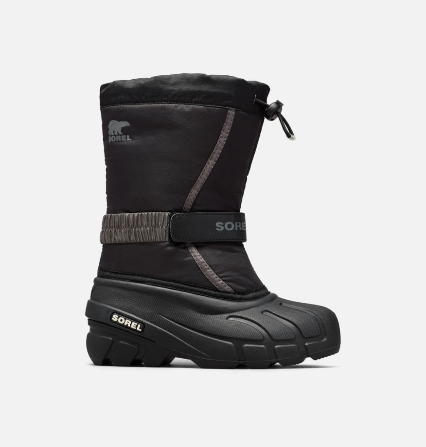 Sorel Belgique Botte Junior Flurry Black-city Grey