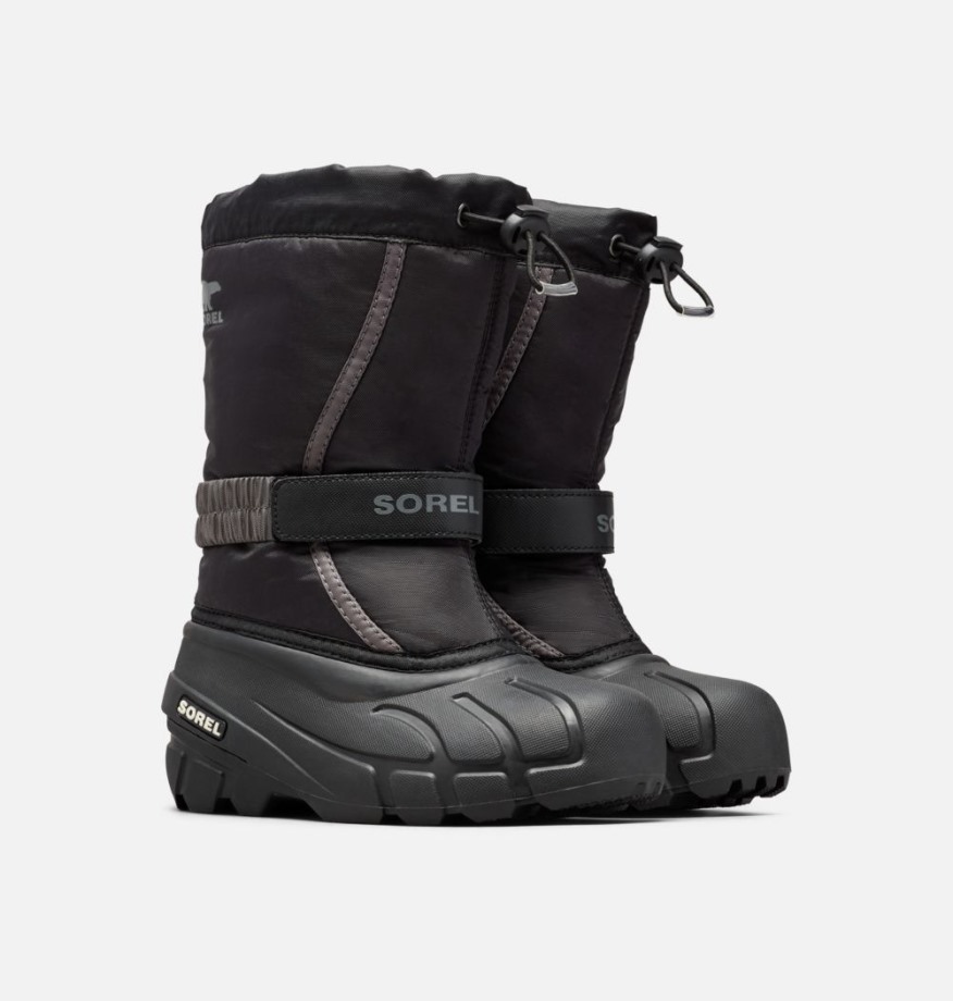 Sorel Belgique Botte Junior Flurry Black-city Grey