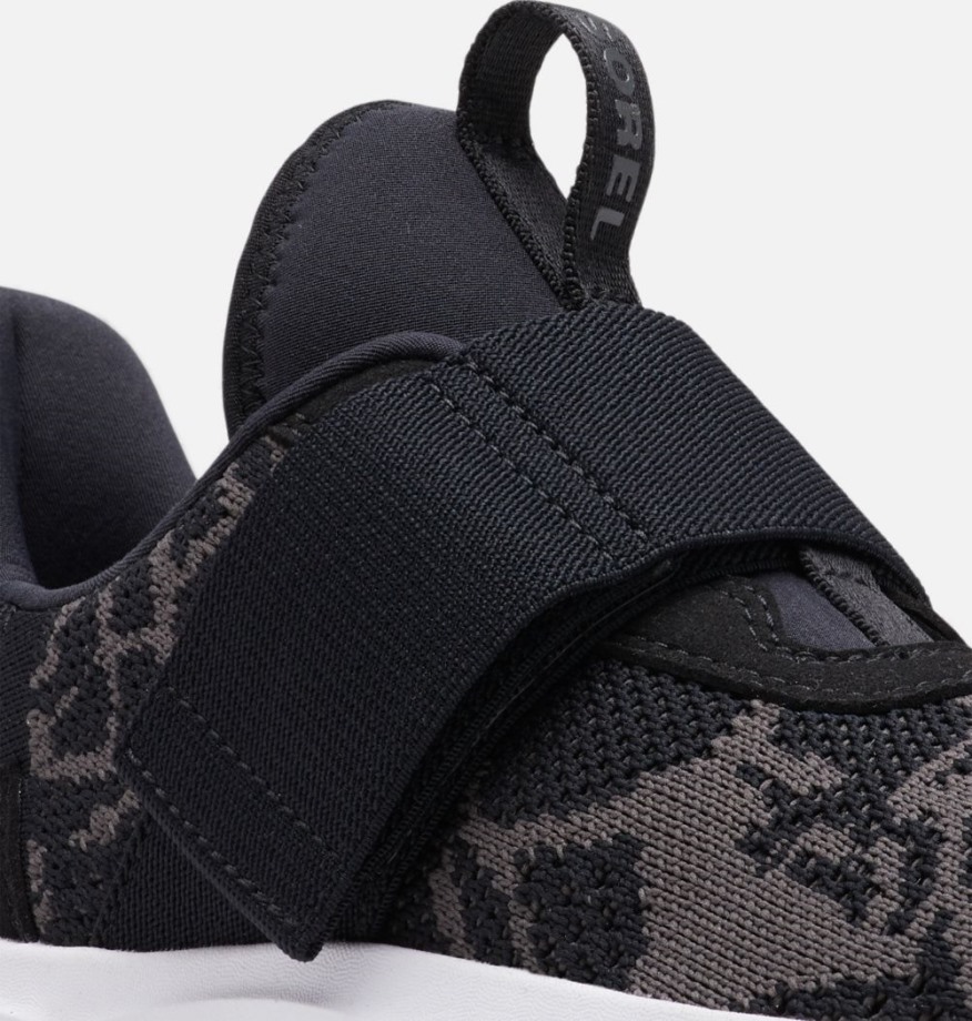 Sorel Belgique Explorer Blitz Stride Strap Sneaker Femme Noir-jet