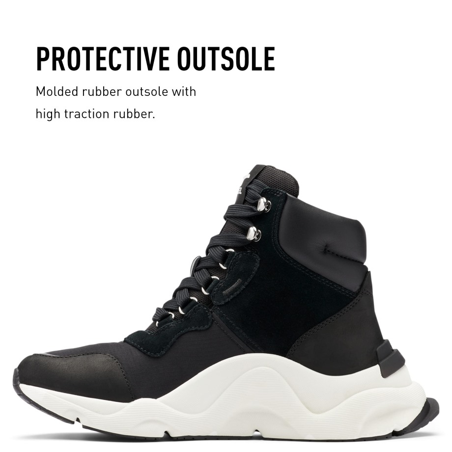 Black Sea Salt Sorel Belgique Femmes Kinetic Rnegd Conquest Boot Cuir Imperméable Hiver Sorel Bottes