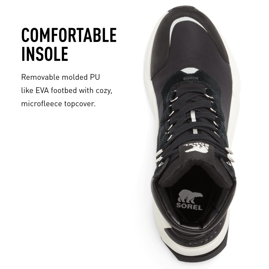 Black Sea Salt Sorel Belgique Femmes Kinetic Rnegd Conquest Boot Cuir Imperméable Hiver Sorel Bottes