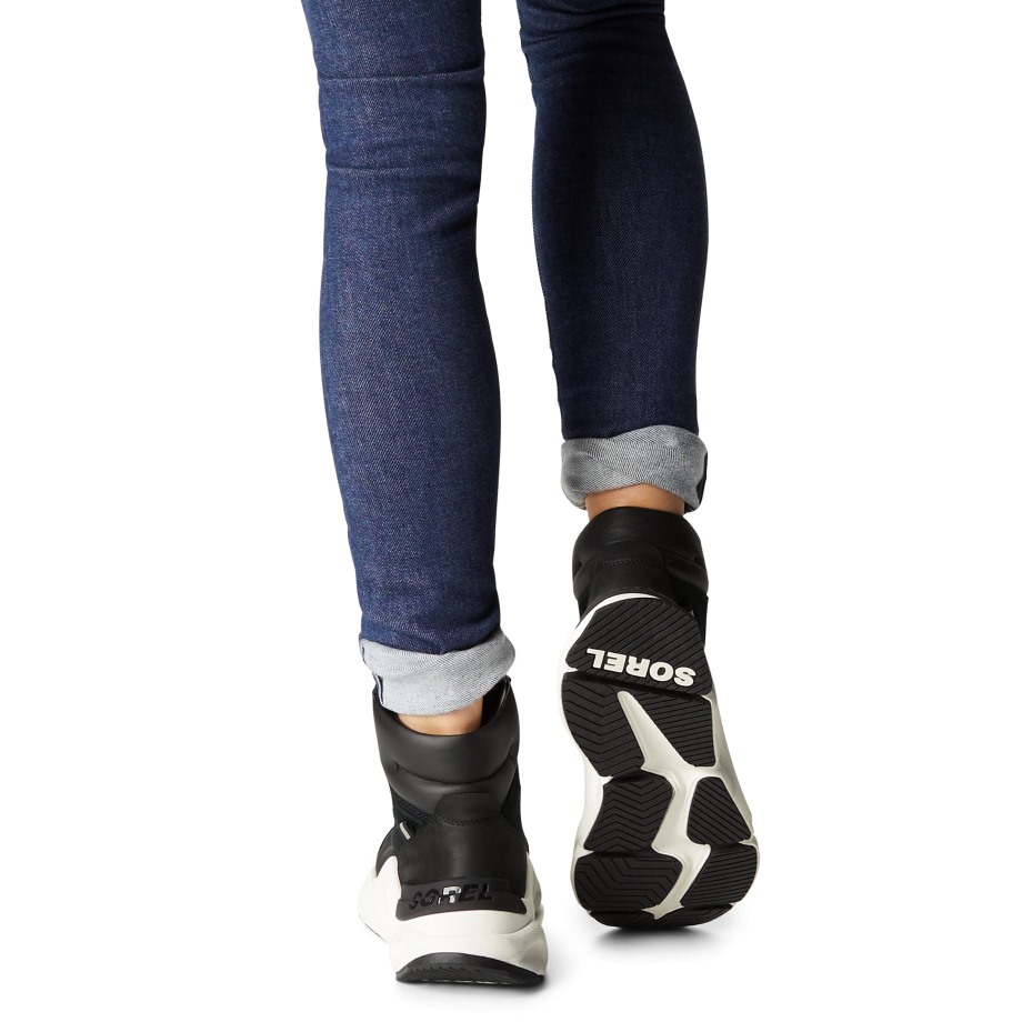 Black Sea Salt Sorel Belgique Femmes Kinetic Rnegd Conquest Boot Cuir Imperméable Hiver Sorel Bottes