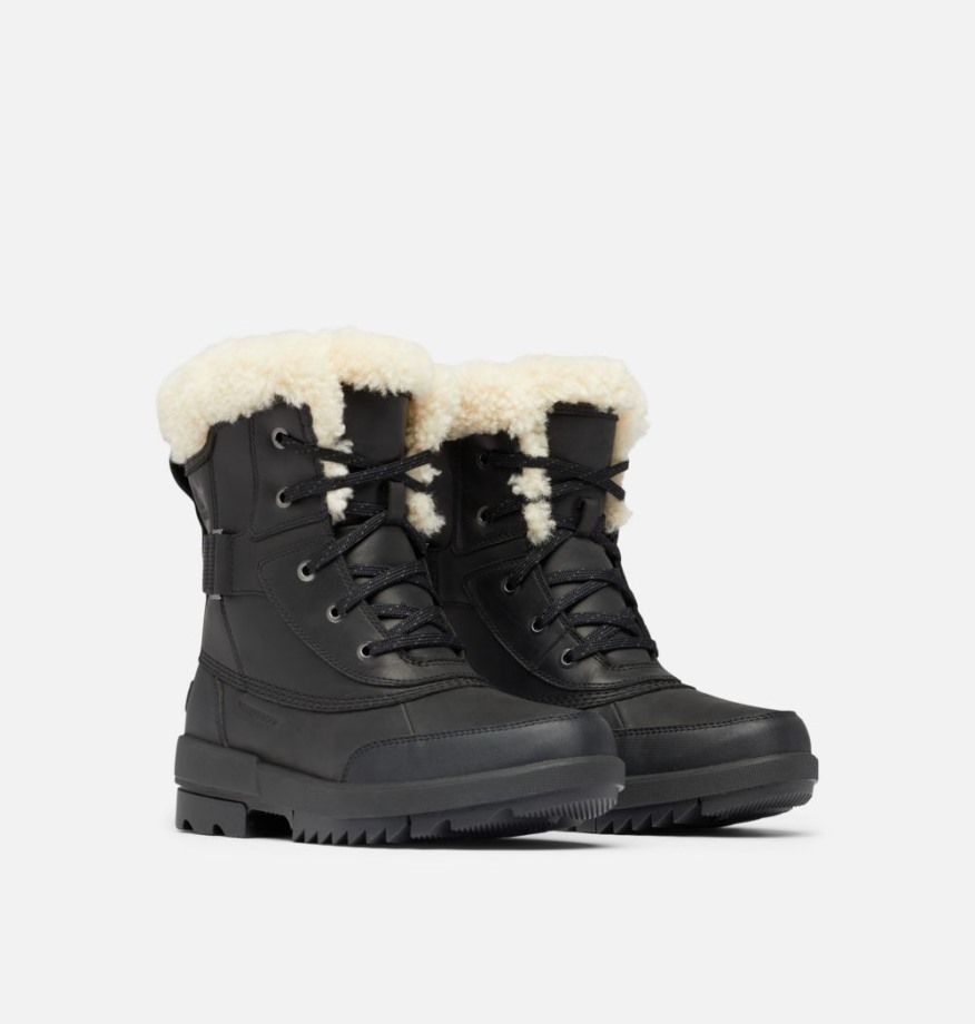 Sorel Belgique Tivoli IV Park Boot Femme Noir-Sea Salt