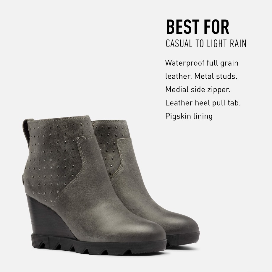 Black Sorel Belgique Joan Uptown Bootie Stud