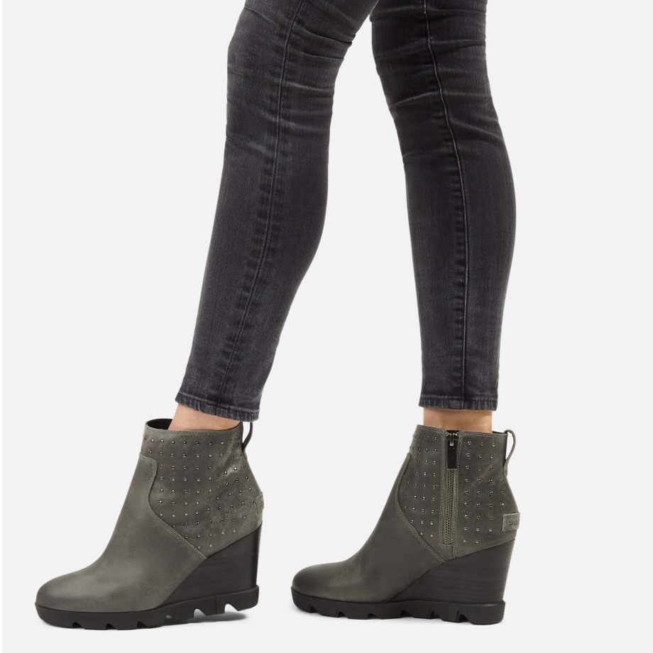 Black Sorel Belgique Joan Uptown Bootie Stud