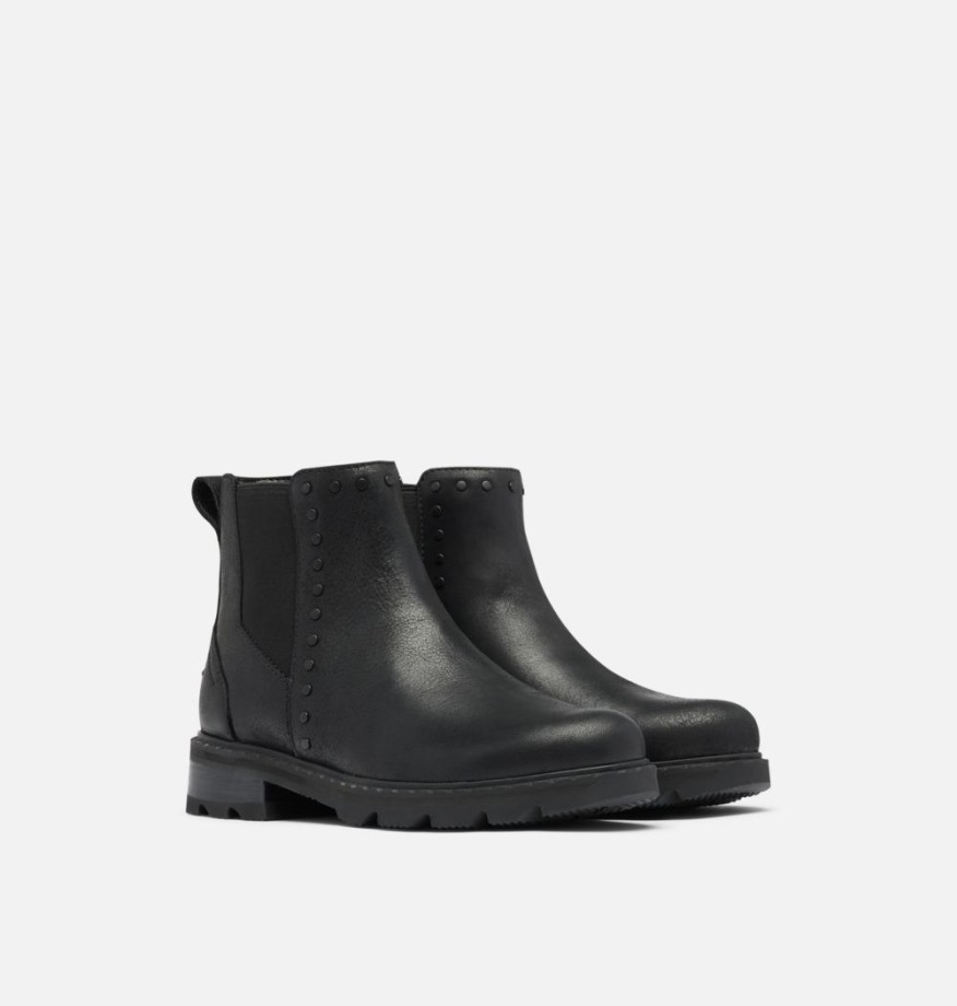 Bottes Imperméables Lennox Chelsea Pour Femmes Sorel Belgique Noir