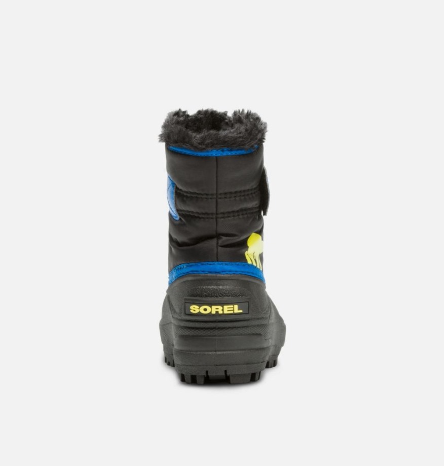 Sorel Belgique Snow Commander Sorel Bottes Black-super Blue