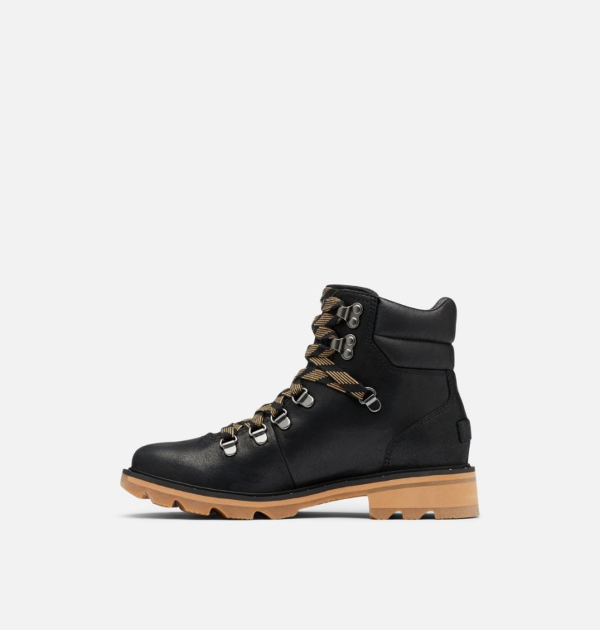 Noir-fauve Chamois Sorel Belgique Bottillons De Randonnée Lennox Pour Femmes