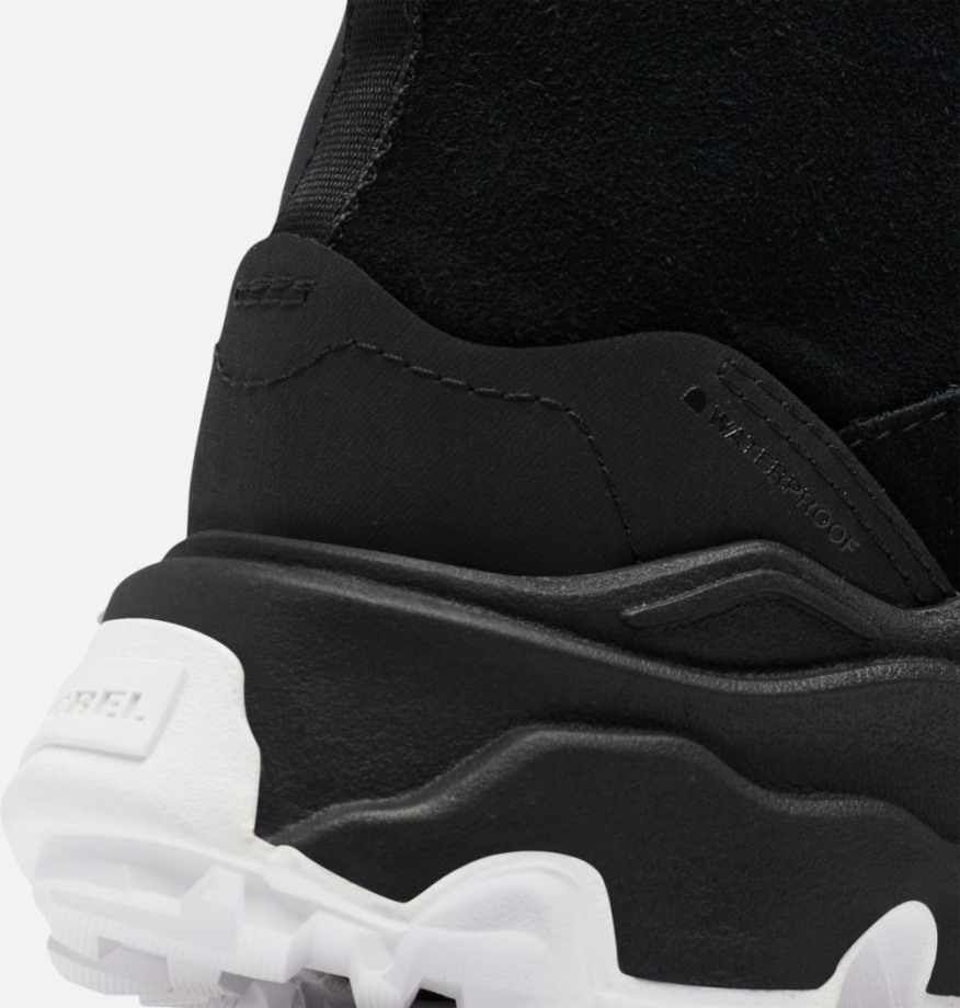 Sorel Belgium Bottes Kinetic Breakthru Acadia Pour Femmes Noir-Blanc