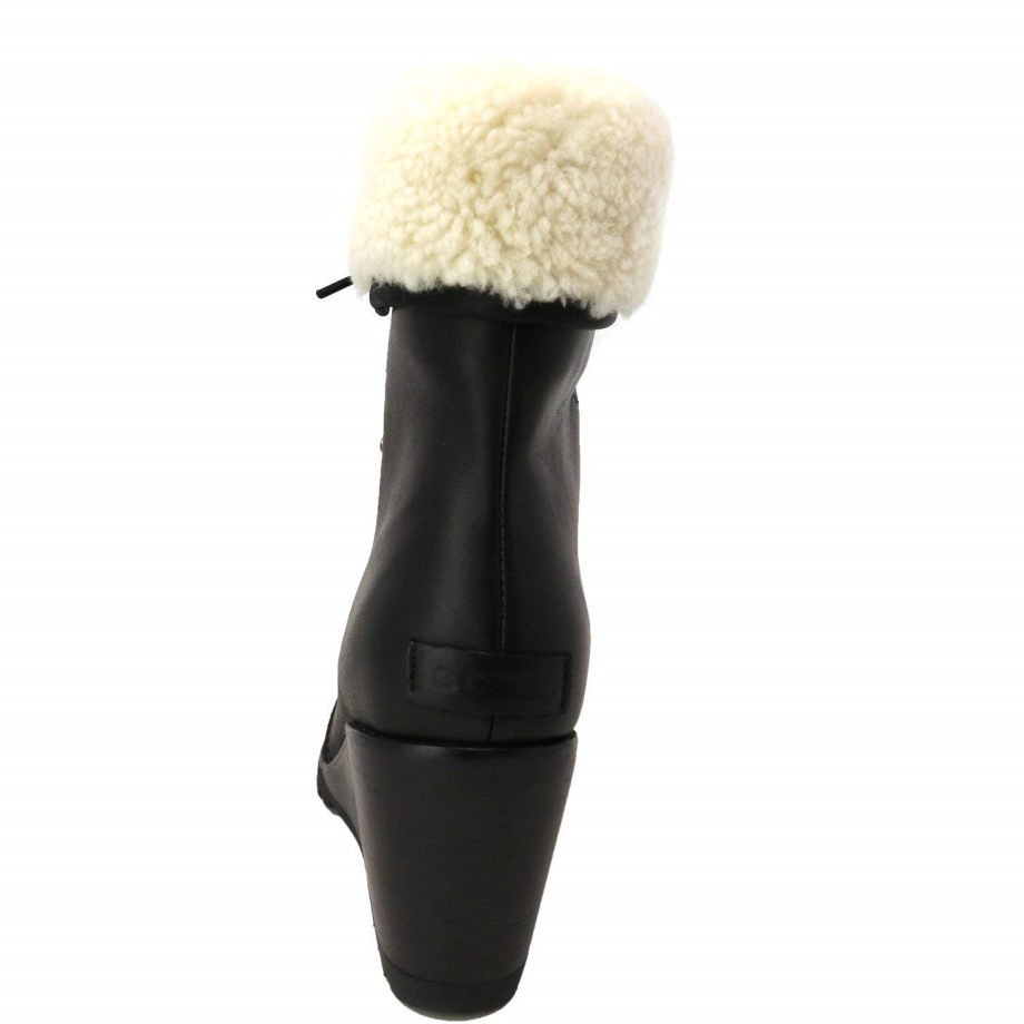 Sorel Belgique Femmes After Hours Dentelle Shearling Noir
