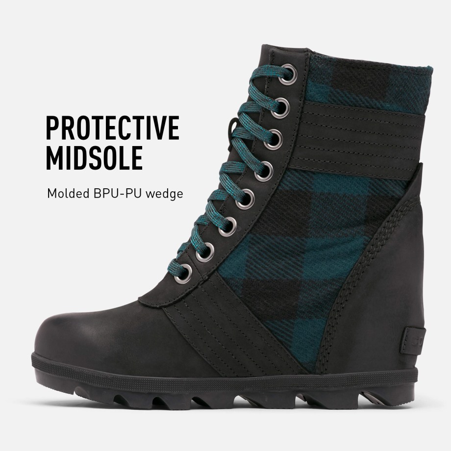 Sorel Belgique Lexie Wedge Femme Noir