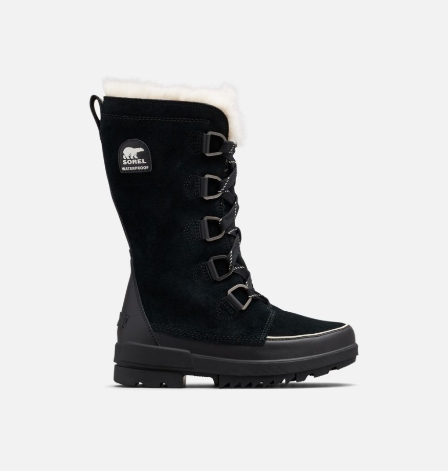Sorel Belgique Bottes Hautes Tivoli Iv Pour Femmes Noir