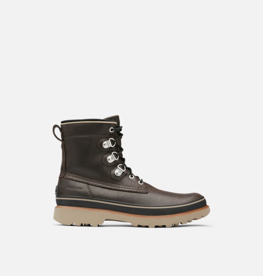 Noirci Marron-noir Sorel Belgique Homme Caribou Street Sorel Bottes
