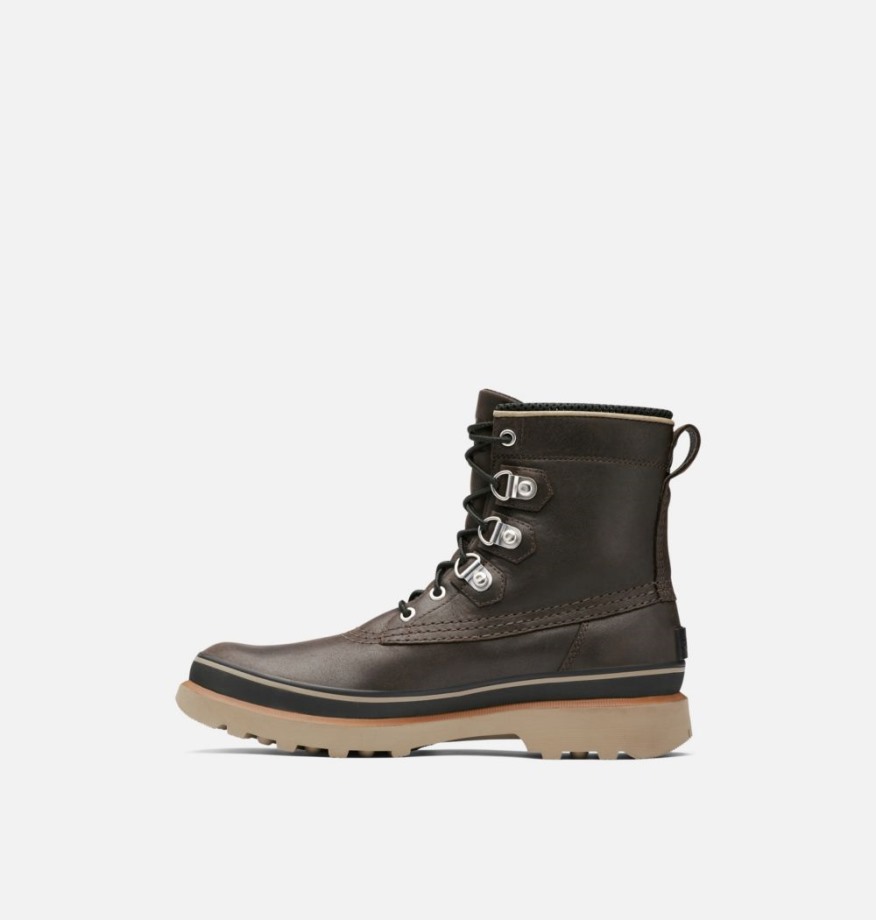 Noirci Marron-noir Sorel Belgique Homme Caribou Street Sorel Bottes