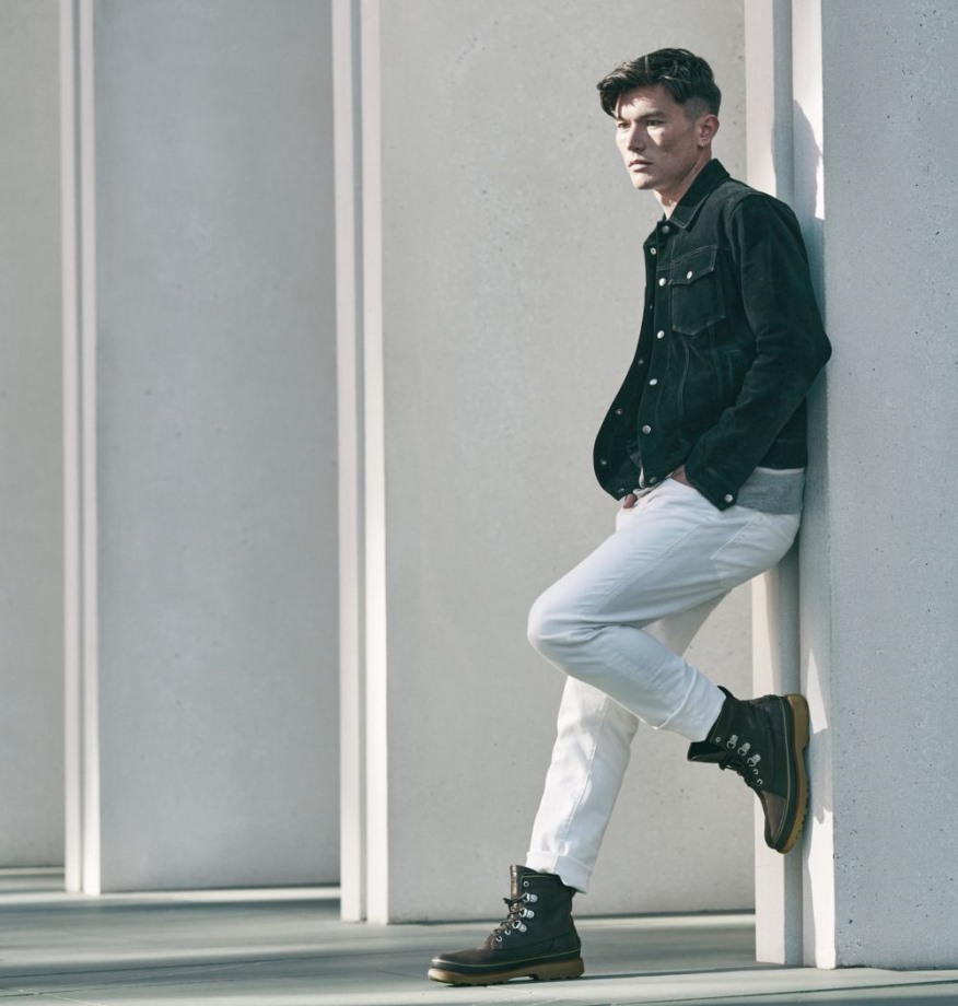 Noirci Marron-noir Sorel Belgique Homme Caribou Street Sorel Bottes