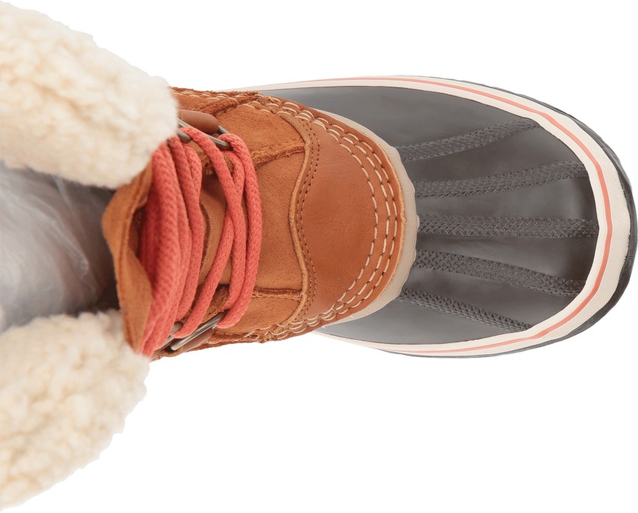 Sorel Belgique Joan Of Arctic Shearling Shell Boot Pour Femme Marron (curry)/beige (fauve)