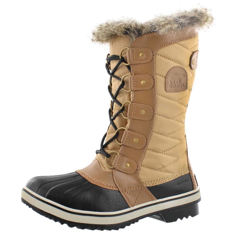 Brown Curry Fawn Sorel Belgique Tofino Herringbone Sorel Bottes Femme