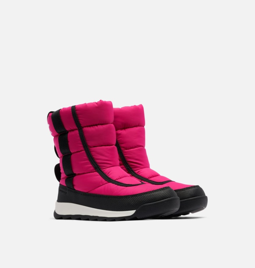 Botte Mi-haute Bouffante Whitney Ii Pour Enfant Sorel Belgique Cactus Rose-noir