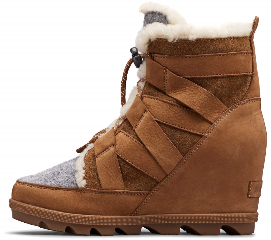 Sorel Belgique Joan Of Arctic Camel Brown Wedge Ii Cosy Boot Camel Brown