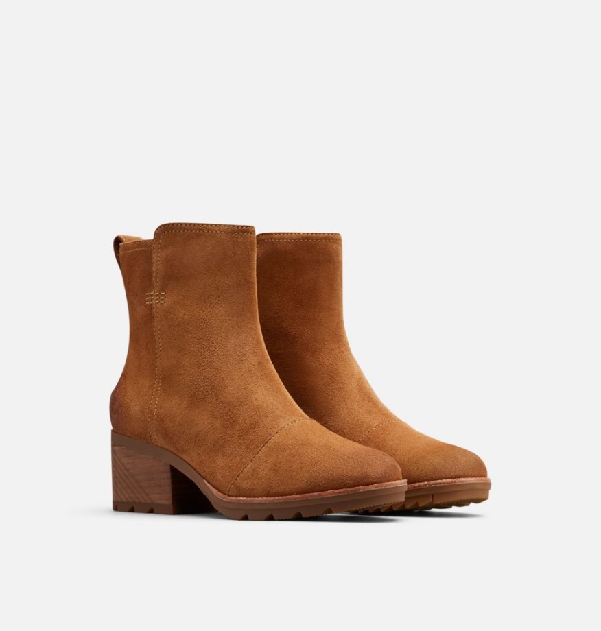 Camel Brown Sorel Belgique Bottillon Cate Pour Femme
