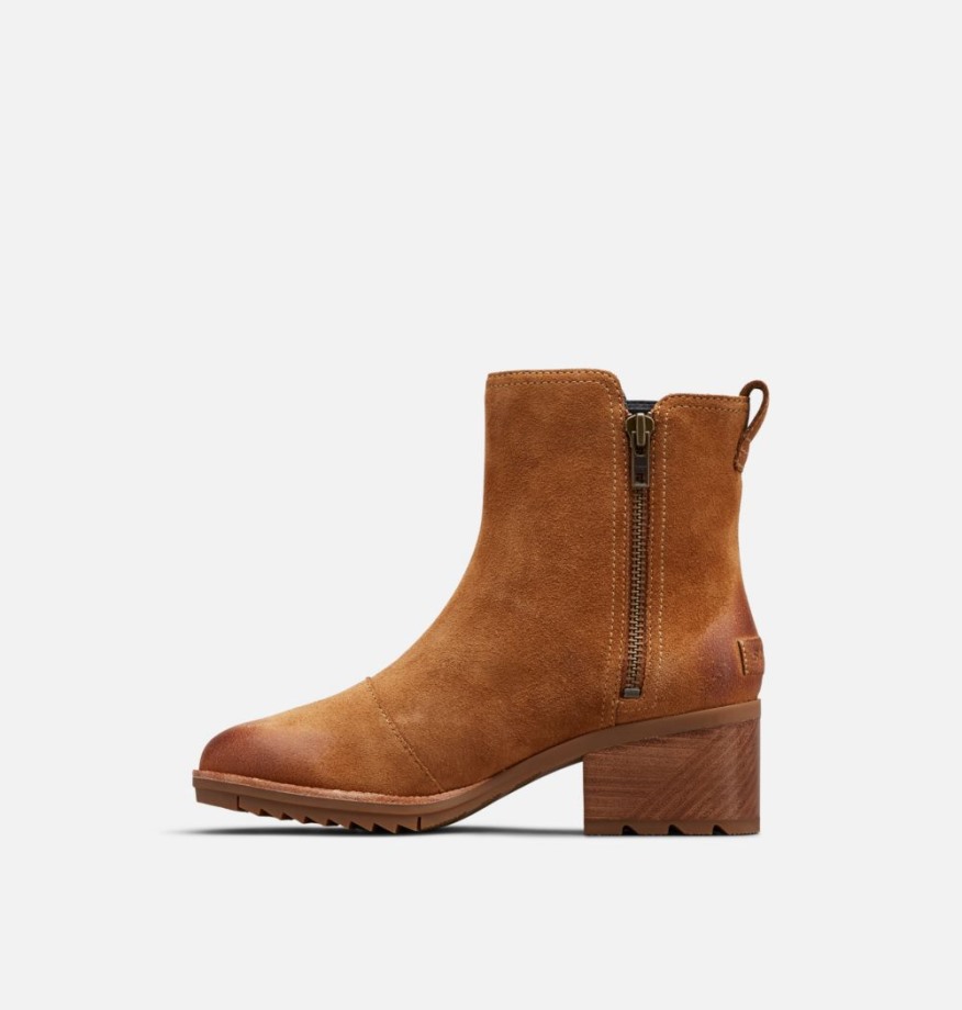 Camel Brown Sorel Belgique Bottillon Cate Pour Femme