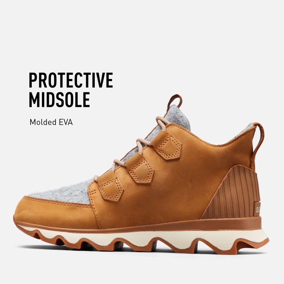 Sorel Belgique Chaussure De Marche Femme Kinetic Caribou Marron Camel