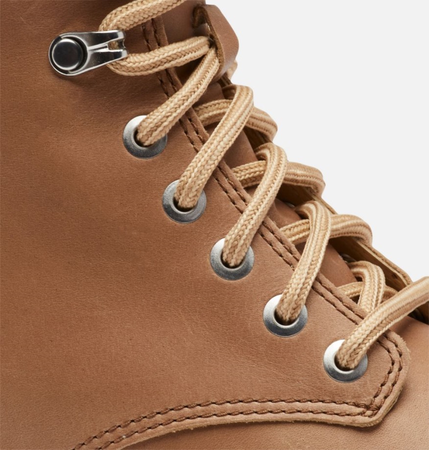 Botte En Cuir Imperméable Lennox Lace Stkd Femme Sorel Belgique Canoë-céramique