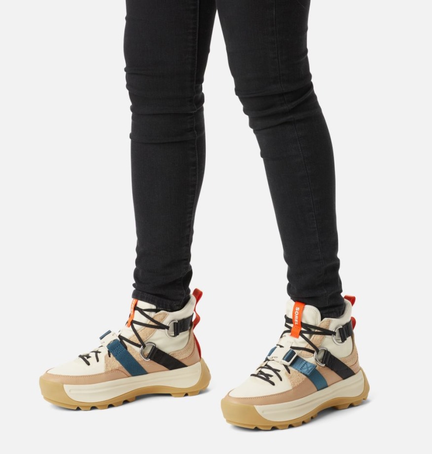 Sorel Belgium Ona ​​503 EQ Mid Sneaker Femme Céramique-Craie