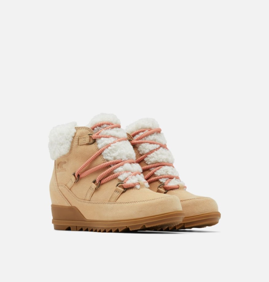 Céramique-paradoxe Rose Sorel Belgique Chausson Evie Cosy Lace Pour Femme