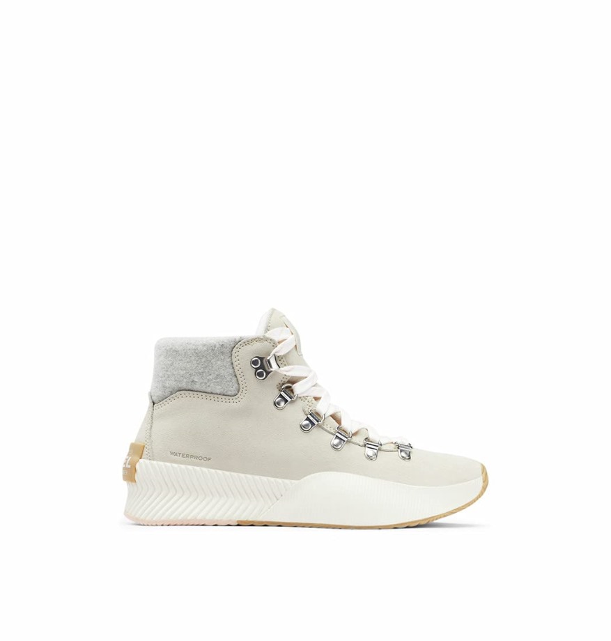 Sorel Belgique Out 'n About Iii Conquest Botte Imperméable Craie Sel De Mer Pour Femme