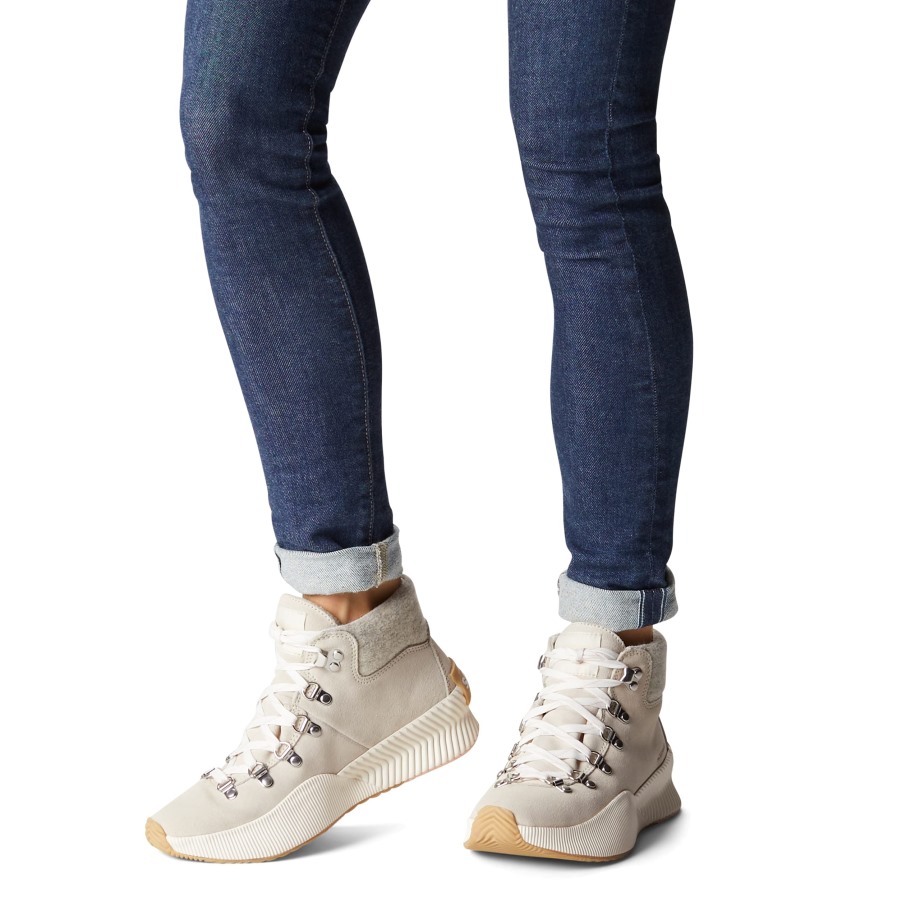 Sorel Belgique Out 'n About Iii Conquest Botte Imperméable Craie Sel De Mer Pour Femme