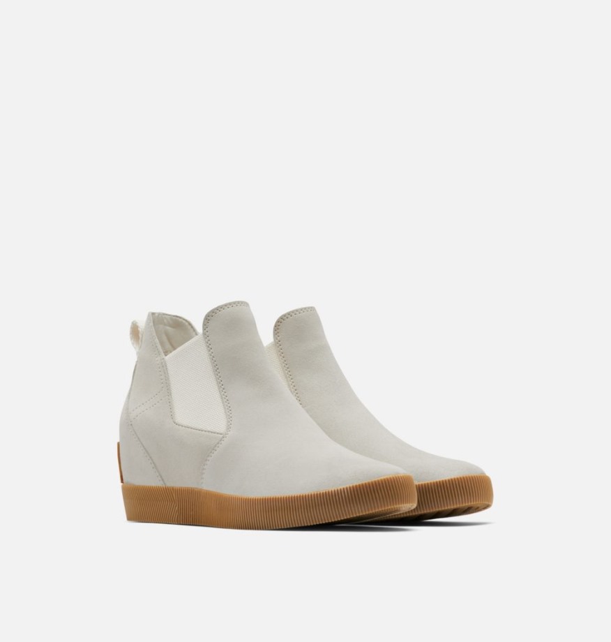 Sorel Belgique Out N About Slip-on Wedge Bootie Femme Craie-blanc